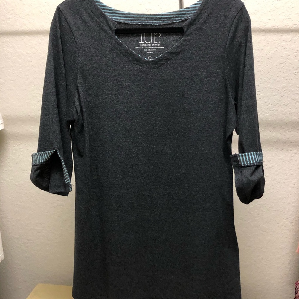 Lur Grey Tunic Size Small